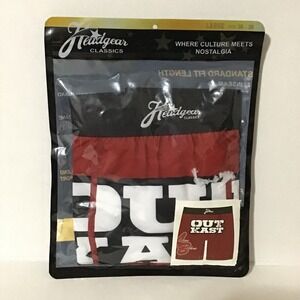 Headgear Classics Outkast Love Below Boxer Briefs Mens Large Red Black HGC190